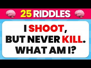 What Am I? 🤔 25 Riddles That Will Trick Your Brain! 🧠⚡ | Riddle Quiz | Easy, Medium, Hard levels