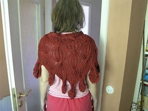 How to Knit * Triangle Scarf "Poseidon" reversible * Knitting stitch * Cable Stitch