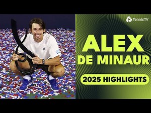 Consistently In The Top 10 ✨ Alex De Minaur's 2025 ATP Highlight Reel!