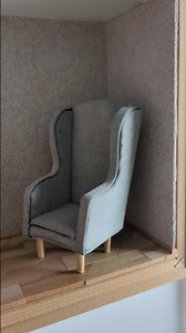 Diorama - 03 Ohrensessel #miniature #craft