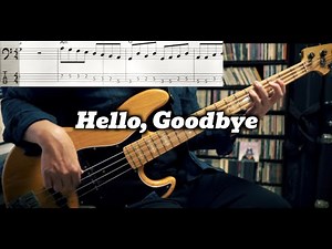 The Beatles - Hello, Goodbye (Bass Cover) TABS / *Get the PDF on Patreon
