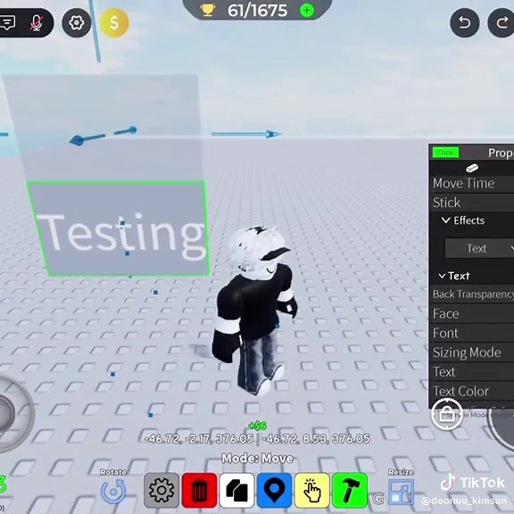 ROBLOX Moving Text Tutorial for Obby Games