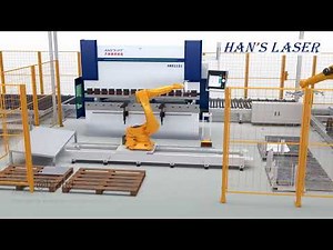 MLU Series Automated Sheet Metal Forming Line | Han's Laser