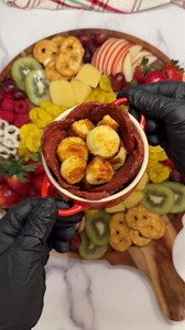 Transform your holiday spread into a winter wonderland! ☃️ Featuring Tropical Cheese fried to golden