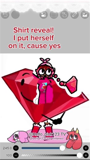 Drawing Ruby as a human (I'm back) #art #Ruby #RubyBFDI #digitalart #digitaldrawing #ple_no_opyright