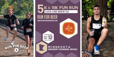 5k and 10k Fun Run x Luce Line Brew Co | 2026 MN Brewery Running Series