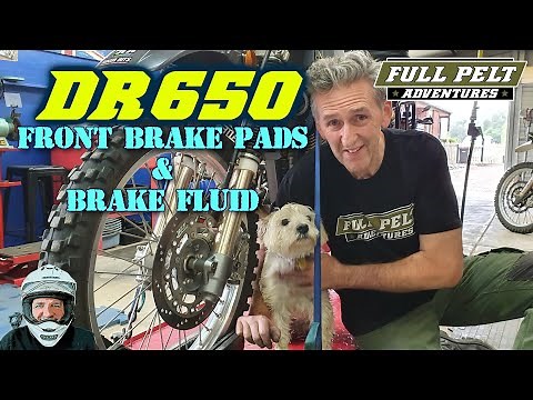 DR650 Front Brake Service - It's EASY!