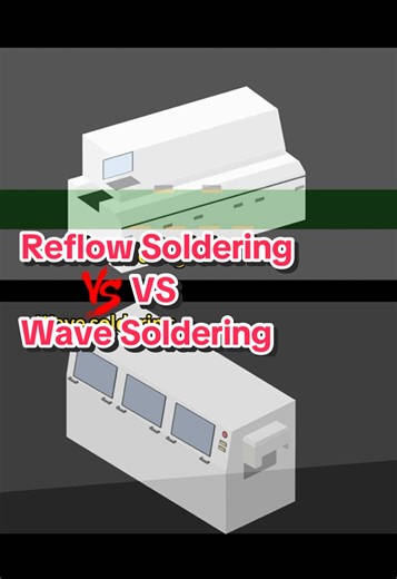 Reflow Soldering vs Wave Soldering: The Easiest Way to Tell the Difference | PCBasic #soldering #machine #components #electronics #shorts