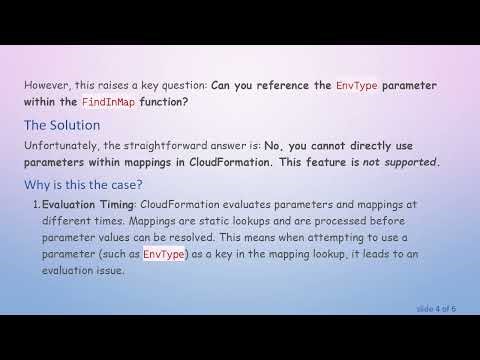 How to Use Mappings in CloudFormation Parameters