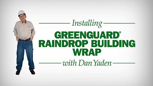GreenGuard Installing Raindrop Building Wrap Video