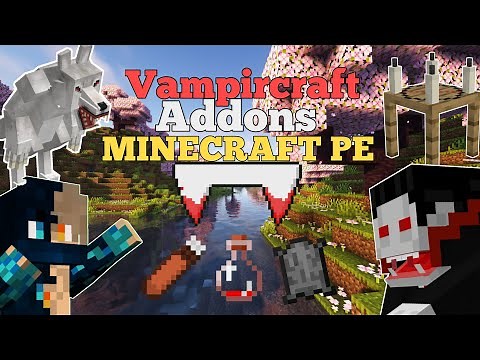 (GUÍA DEFINITIVA) MODPACK de Vampiros Y HOMBRES LOBOS para Minecraft PE 1.20+✅️ VAMPIRE-CRAFT