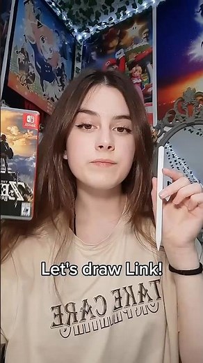Drawing Link (Legend of Zelda BOTW)