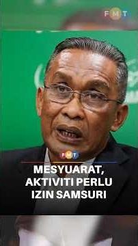 Perlu izin pengerusi untuk mesyuarat, aktiviti PN, kata Takiyuddin