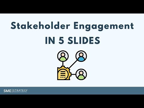 Stakeholder Engagement in 5 Slides // Stakeholder Management