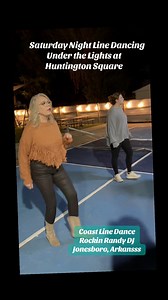 Line dancing at Huntington Square in downtown Jonesboro – good music, fun crowd, experienced instructors. Who’s coming next time? Check our socials for dates! #huntingtonsquarejonesboro # #JonesboroAR #DowntownJonesboro #LineDancing #HuntingtonSquare #SaturdayNight #coastlinedance #rockinrandydj #JonesboroEvents #lindancelessons Erica Sockwell | Coast Line Dance
