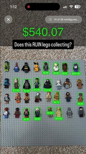 MONEY MONEY MINIFIG | Brickify APP for bulk scanning lego minifigs