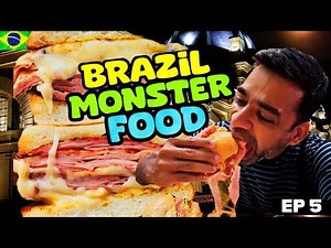 😋திணற வைத்த மெகா பிரேசில் Street food| 🇧🇷 BRAZIL Ep5