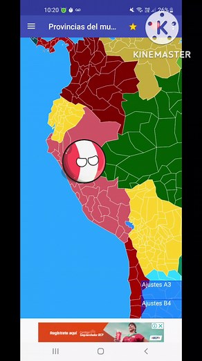 Animated Maps of Countries with Cartoon Faces