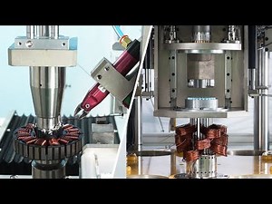 Modern factory automatic motor winding technology - stator and armature coil winding machine