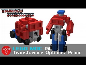Lego MOC Transformers G1 Mini Optimus Prime Instruction