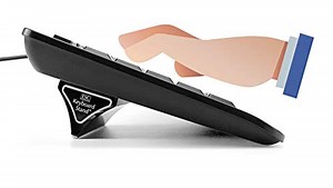 ESC Computer Keyboard and Laptop Stand, 3 Adjustable Ergonomic Angles and Tilt, Two Sizes of Stands Included, Compatible with Most Keyboards, Repositionable Micro Grip Pads