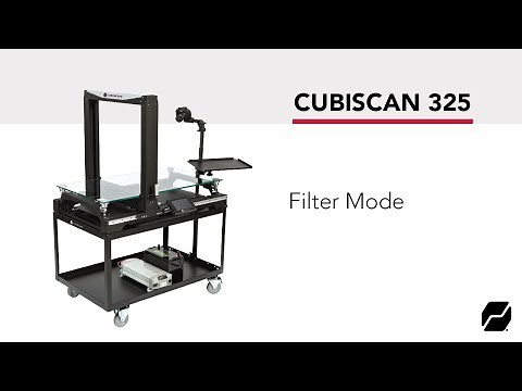 Cubiscan 325 and Cubiscan 25 Filter Feature Tutorial
