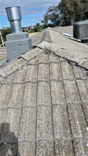 Roof Tile Restoration. Rebed & Repoint 🌞 #roofing #fyp #shorts