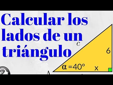 How to calculate the sides of a right triangle knowing one side and one angle