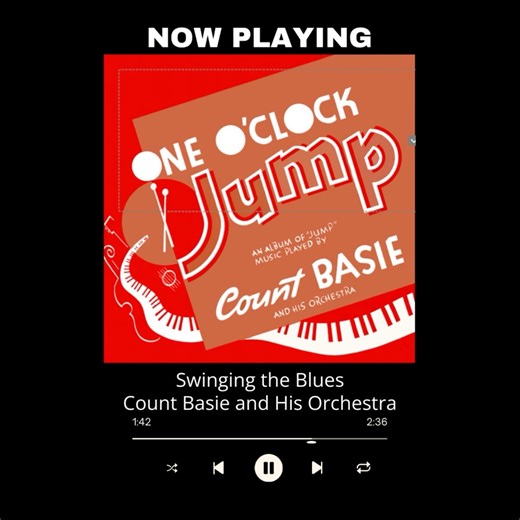 🎶 On this #MusicMonday, we're listening to "Swinging the Blues," because no one swings the blues better than Count Basie. Let these timeless jazz melodies elevate your day! 🎷🎺 #SwingingTheBlues #CountBasie #JazzLegends #ClassicJazz | Count Basie