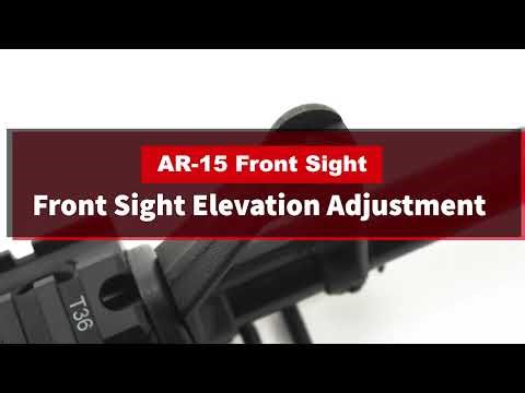 AR-15 Front Sight Base Adjustment