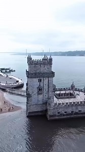 Torre de Belem Lisboa Portugal. Video credit to 📸Sky_peeks #beautiful #lisboa #portugal #history #europe #Portuguese #world #fbreels #reels #viral #photography | Portugal and Europe nature