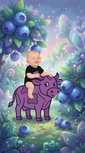 Why is the Cow Purple? PART 3 🐮💜 #PurpleCow #animatedstories