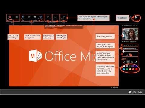 Office Mix Slide Recording Tutorial
