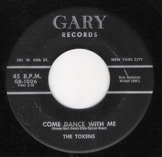 The Tokens - Come Dance With Me