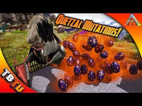 QUETZAL COLOR MUTATIONS! 400 QUETZAL EGGS! Ark Survival Breeding evolved