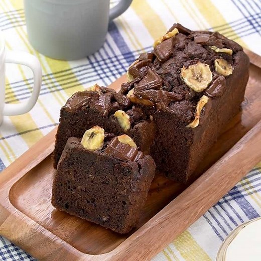 たっぷり！ずっしり！濃厚！ チョコレートバナナのパウンドケーキのレシピ動画・作り方 | デリッシュキッチン
