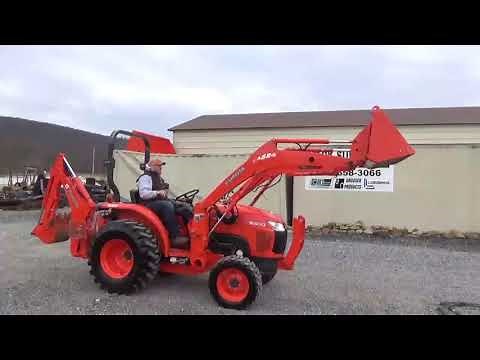 2012 Kubota L3800 Compact Tractor Loader Backhoe 4X4 3 Point Hitch 540 PTO For Sale