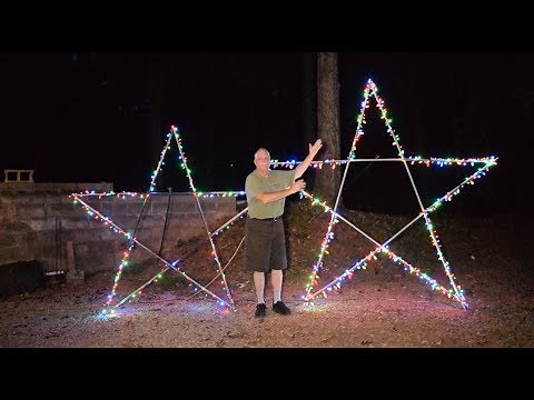 10 foot 5-point star for Christmas Light display