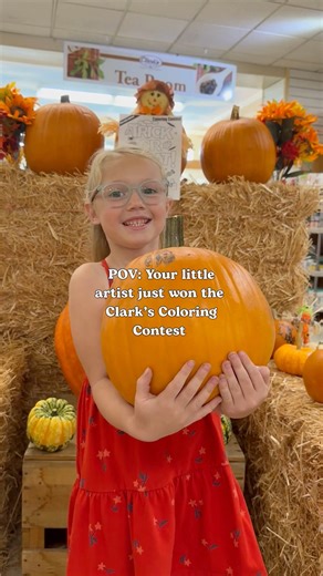 🎨🖍️ It’s Coloring Contest time at Clark’s! 🍂🎃 Kids ages 3–9 are invited to show off their creativity for a chance to win a HUGE XL pumpkin! 🏆✨ 👉 Pick up your coloring page at any Clark’s Nutrition location�👉 Return it by October 25th, 2025 — time is almost up! ⏰�👉 Winner announced just in time for Halloween fun 🎃👻 Don’t miss your chance — stop by today, grab a page, and turn in your masterpiece before the 25th! 💛 #ClarksNutrition #ColoringContest #FallFun #PumpkinSeason #FamilyFriendl