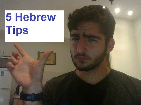 5 Tips On How To Sound Like A Hebrew Native Speaker