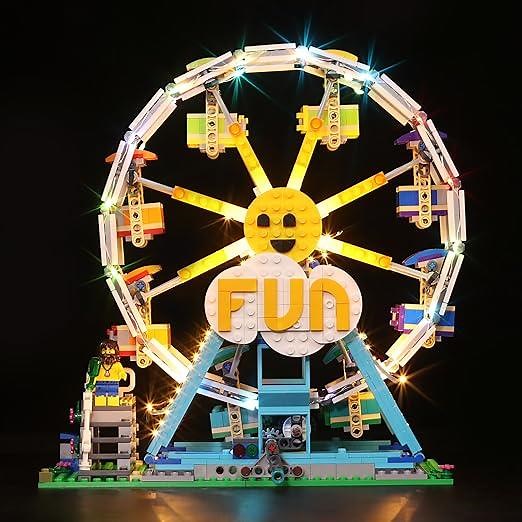 LED Light Kit for Lego Ferris Wheel 31119 Building Set