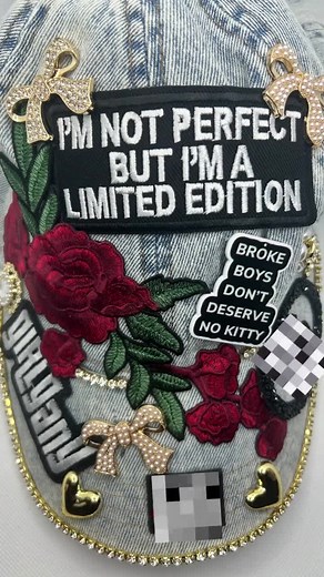 Customizable Junk Hat: Unique Denim Headpiece, Made to Order - Etsy