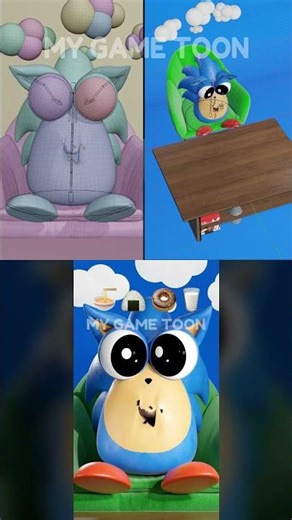 Eating emoticons in order but Shin Sonic Behind The Scenes #mukbang #asmr