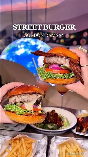 Street Burger, Chef Gordon Ramsay's burger restaurant, has opened in Thailand! 🍔✨