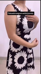 933K views · 9.1K reactions | Colocando manga em vestido já pronto. #modeling #النمذجة #coudre #coser #モデリング #costurasobmedida #vestido #ドレス #裙子 #드레스 #costura #modafeminina #calça #vestido #modelagem #dicas #costureira #costuraparainiciantes #cropped #araçuaí #atelieelisereis #costuraparainiciantes #viral #engraçado#dicasdecostura | Ateliê Elise Reis | Facebook