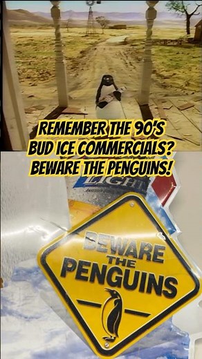 Remember the 90’s Bud Ice commercials? Beware the Penguins! #shorts #subscribe #nostalgia #beer #90s