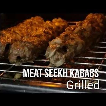 Grilled Seekh Kabab Recipe | Meat Seekh Kabab | Homemade