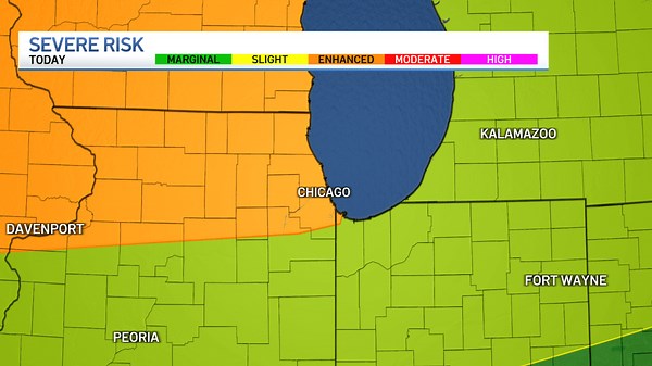 Severe weather threatens Chicago area with hail, heavy rain and tornadoes