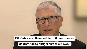 Bill Gates said the number of deaths worldwide will start increasing after years of decline, because of cuts to international aid from countries across the world https://reut.rs/4jMxM8M | Reuters