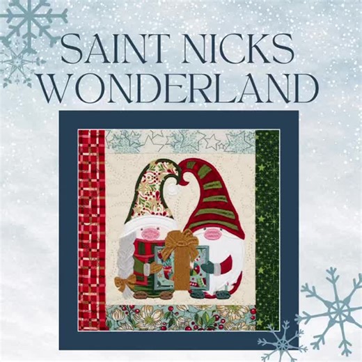 Anita Goodesign on Instagram: "🎄✨ Unwrap the magic with St. Nick’s Wonderland! ✨🎅 Straight from the vault and bursting with holiday cheer, this collection serves up 40 festive quilt blocks filled with jolly Santas, merry gnomes, and all the Christmas sparkle your projects could ever need! With 7 sizes (up to a grand 11”x17”), you can stitch up pillows, quilts, and décor that bring the season to life! 🎁🌟 Let the holiday stitching begin! https://anitagoodesign.com/products/saint-nicks-wonderla